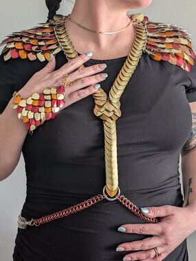 Handmade chainmail festival wear